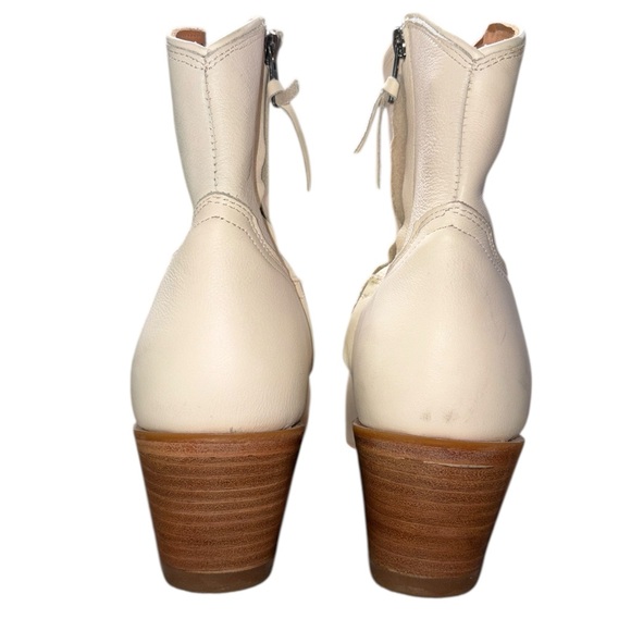 Tecovas The Daisy Booties Bone White Womens 9.5 - Picture 5 of 12